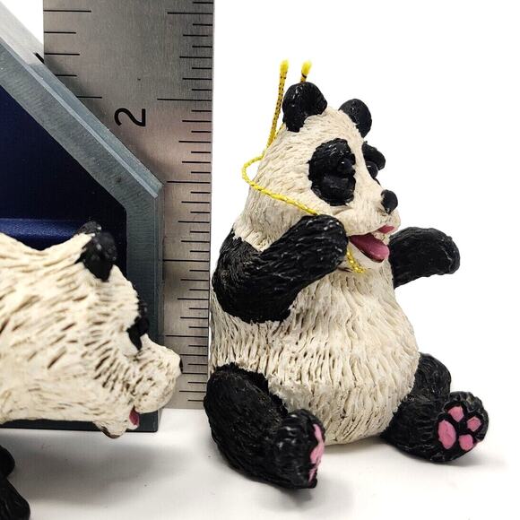 Holy Herd Noahs Ark Panda Figurine Pair Pounder & Pandora Pete Apsit Figures - Picture 16 of 16